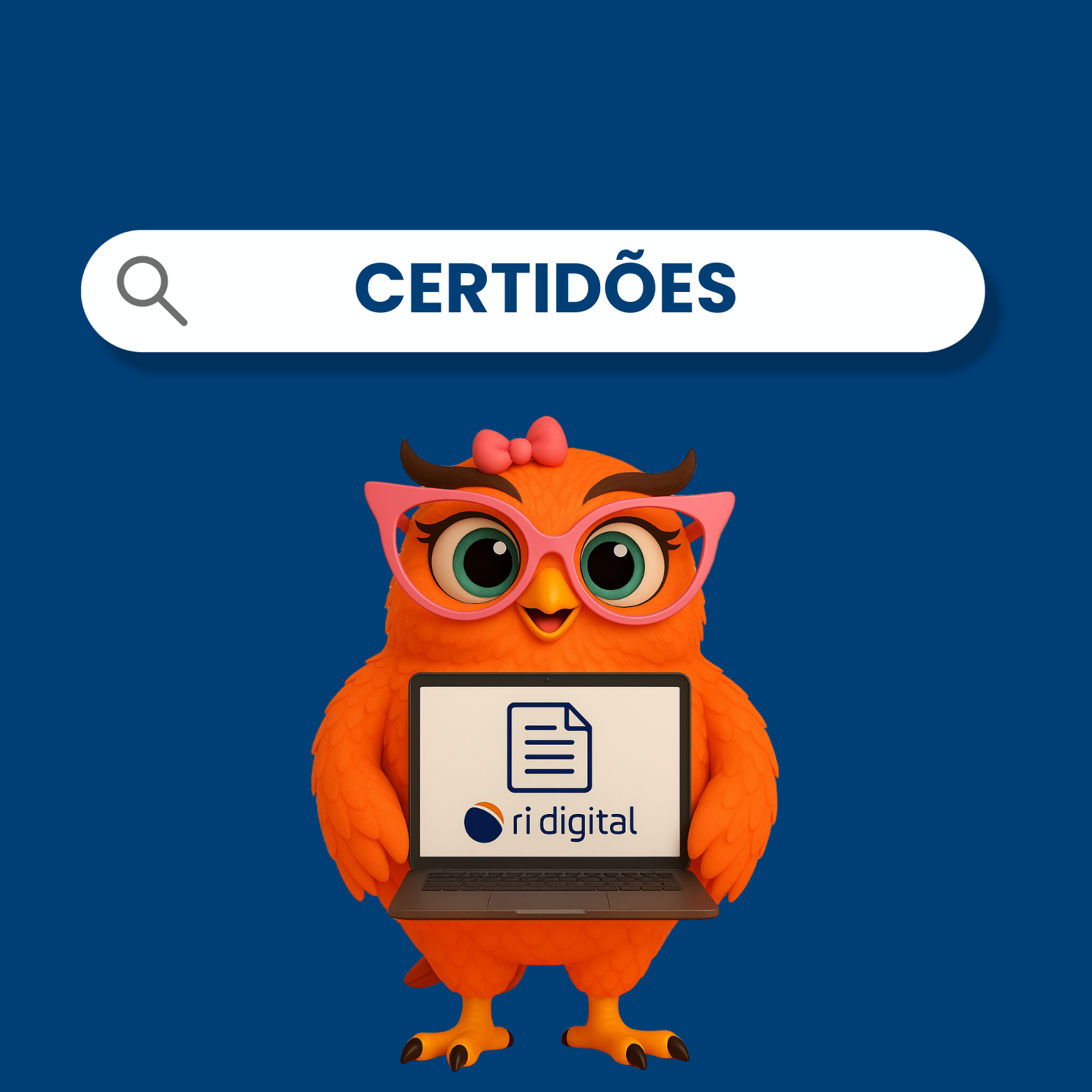 Certidões on-line.